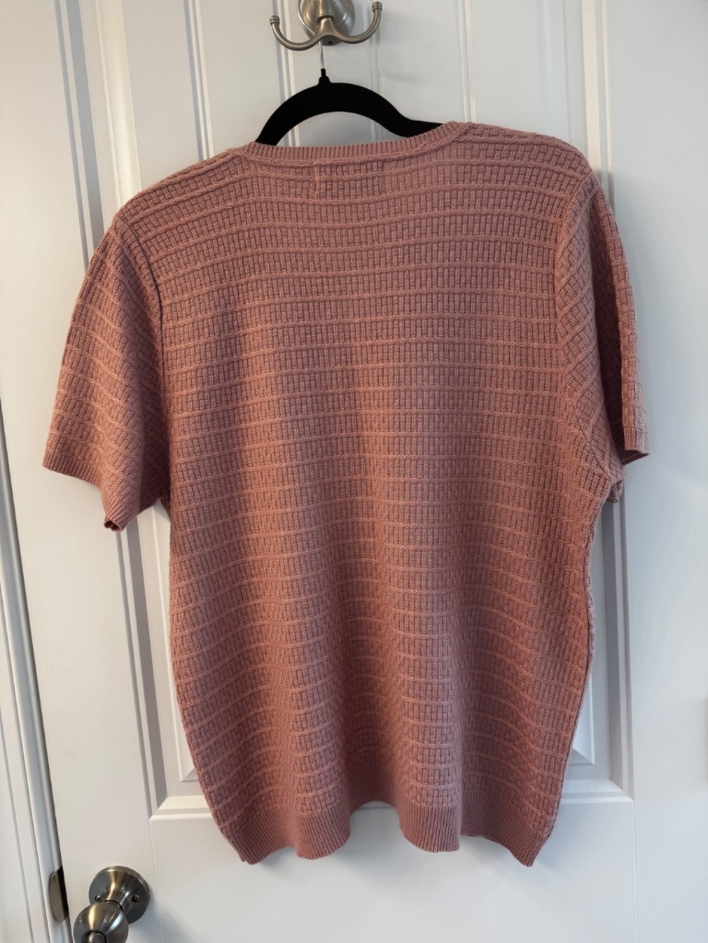 Alfred Dunner Textured Knit Sweater Top Pink Size Large - Picture 6 of 7